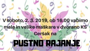 PUSTOVANJE V CERŠAKU